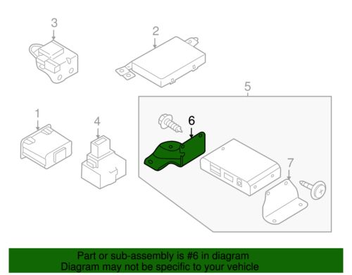Genuine Mazda Tuner Front Bracket TD74-66-9BX, US $24.36, image 2
