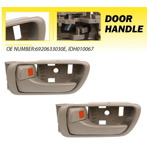 Door Handle For 2002-2006 Toyota Camry Beige Front & Rear Left Inner 2X D, US $21.39, image 6