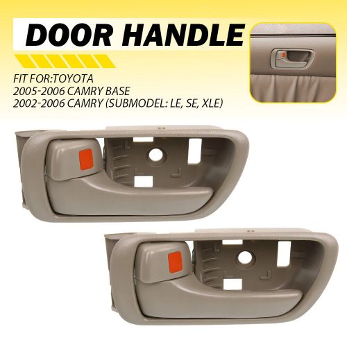 Door Handle For 2002-2006 Toyota Camry Beige Front & Rear Left Inner 2X D, US $21.39, image 13