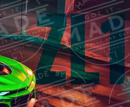 Chrevrolet Camaro ZL1 MUSCLE CAR Garage Shop Vinyl Banner Sign 2 x 4', US $39.99, image 2