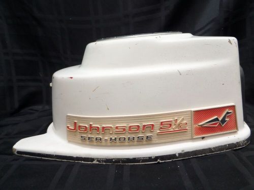 1960 JOHNSON CD-17 5.5HP COWLING SHROUD COVER HOOD 377938 OUTBOARD MOTOR, US $98.99, image 5