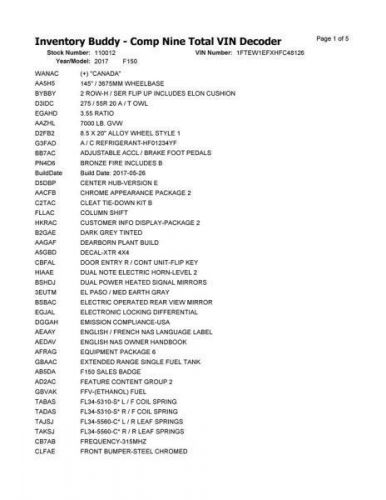 Automatic Transmission 5.0L 4WD Fits 15-17 FORD F150 PICKUP 10289347, US $1,710.00, image 5