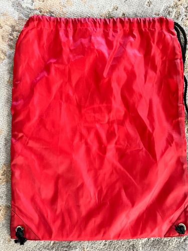 Ducati - original string backpack bag original in red - 13" x 15"