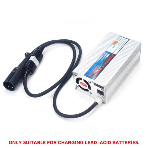 48 Volt 20 Amp Golf Cart Battery Charger LED with Triangle Plug for EzGo RXV TXT, US $145.00, image 4