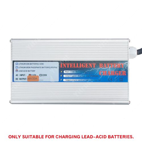 48 Volt 20 Amp Golf Cart Battery Charger LED with Triangle Plug for EzGo RXV TXT, US $145.00, image 5