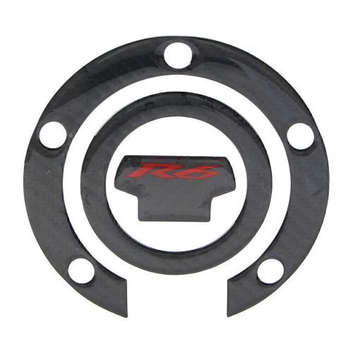 Fuel Cap Cover Gel Protector Pad Carbon Fiber Look For Yamaha YZF R6 2006-17 po, US $, image 3