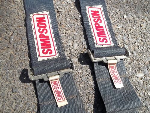 Vintage Race Car - Hot Rod - SIMPSON SAFETY LAP BELT PARTS, US $20.00, image 2