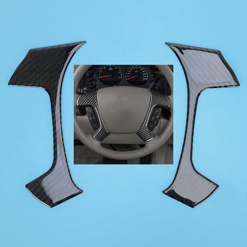 Kit Carbon Fiber Steering Wheel Button Trim Fit For Silverado Sierra GMC Yukon @, US $28.13, image 7