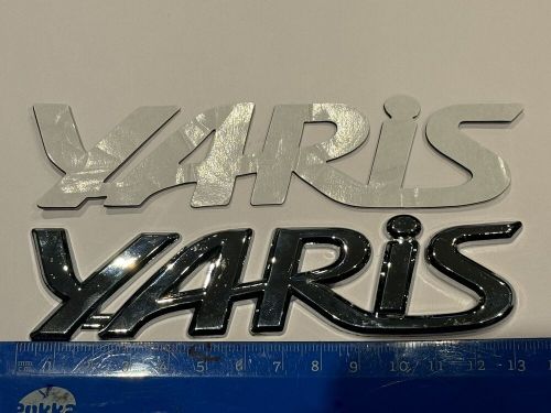 Toyota Yaris Chrome Lettering Badge Rear Emblem Brand New, US $, image 2