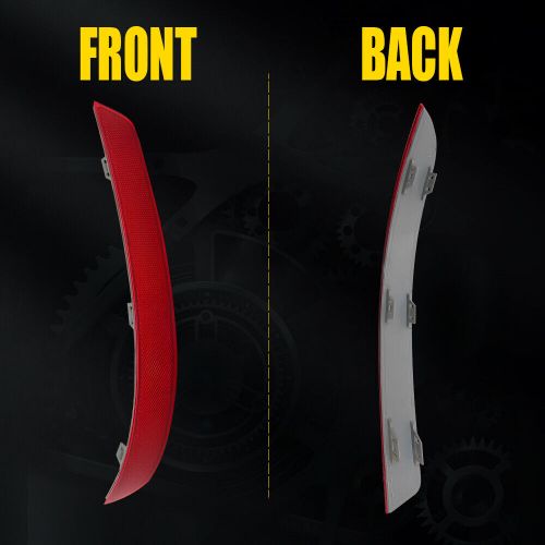 1/2x right/left bumper reflector for mercedes benz gl350 gl450 13-16 1668200474