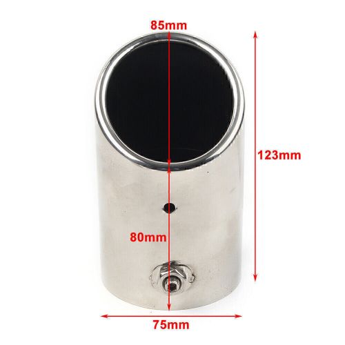 Car Stainless Steel Rear Exhaust Pipe Tail Muffler Tip For Toyota Rav4 2003-2013, AU $31.14, image 5