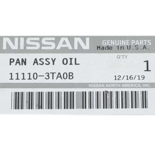 Genuine Nissan Oil Pan 11110-3TS1B, US $177.27, image 2