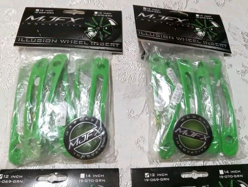 Mad Jack MJFX 12 inch Illusion Wheel Inserts GREEN 19-069-GRN - 4 Packs, US $22.75, image 2
