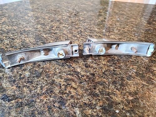 1964 Cadillac RH & LH Front Fender Turn Signal Indicator Lights Chrome Moldings, US $45.00, image 5