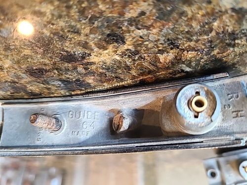 1964 Cadillac RH & LH Front Fender Turn Signal Indicator Lights Chrome Moldings, US $45.00, image 7