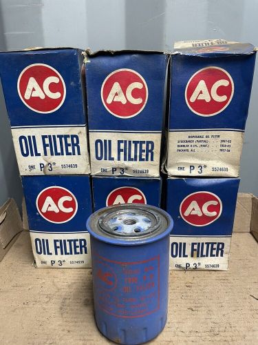 6 NOS AC Delco Spin On Oil Filters P3 5574639 Studebaker Rambler Packard, US $10.00, image 7