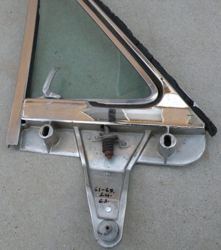 THUNDERBIRD WING VENT WINDOW GLASS DRIVER LEFT SIDE 61-63 1961-1963 FORD OEM 63, US $150.00, image 16