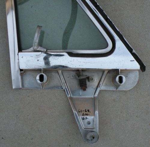 THUNDERBIRD WING VENT WINDOW GLASS DRIVER LEFT SIDE 61-63 1961-1963 FORD OEM 63, US $150.00, image 26