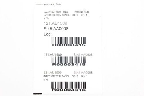 2006-2015 AUDI Q7 FRONT LEFT DRIVER DOOR STEP SILL PANEL OEM 4L0853656, US $29.00, image 12