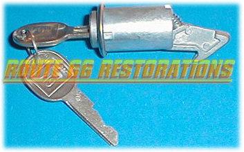 1965 1966  chevy impala biscayne glove box lock set 65 66  new guaranteed