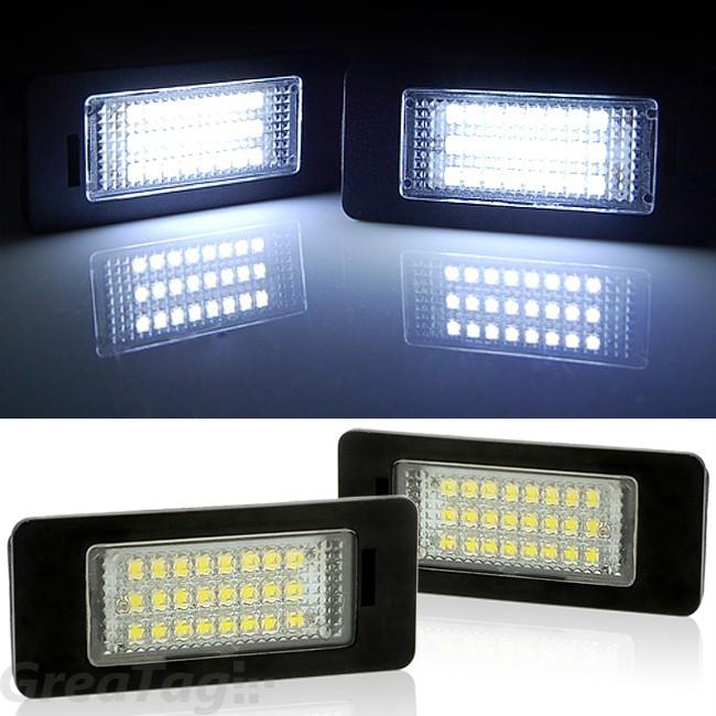 Bmw x3 x5 x6 e70 e71 f25 6000k diamond white obd led license plate light lamps