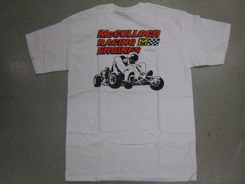 Vintage go kart mcculloch chainsaw,  t-shirt  "sprint kart"