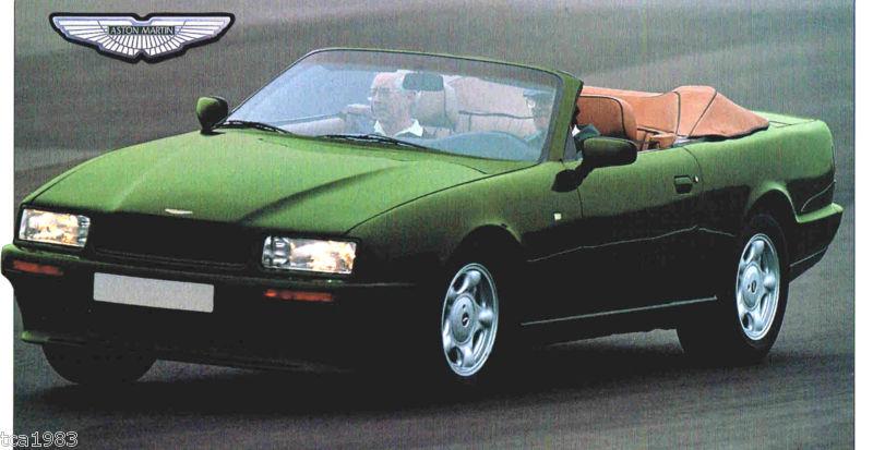1990 / 1991 / 1992 ASTON MARTIN VIRAGE IMP Brochure, US $10.00, image 2