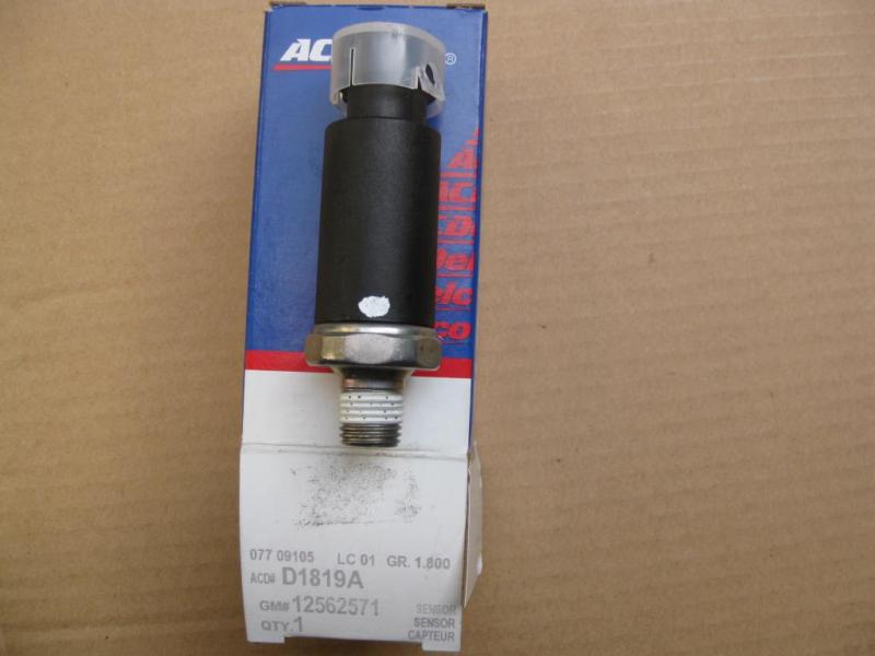 Find ACDELCO GMC CHEVROLET OIL PRESSURE SENDING UNIT SWITCH SENSOR in