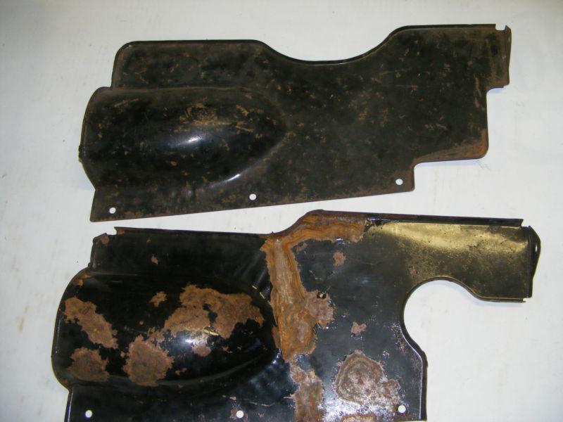 1933 34 35 36 37 FORD ENGINE SPLASH PAN LH FLATHEAD V8 NOS? VERY NICE CONDITION, US $49.99, image 4