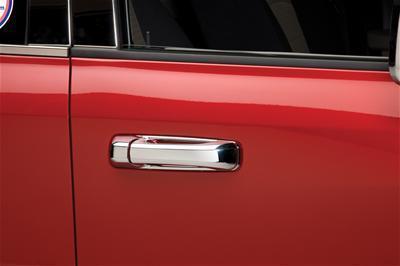 Putco 400506 door handle covers abs plastic chrome dodge/ram 1500/2500/3500 pair