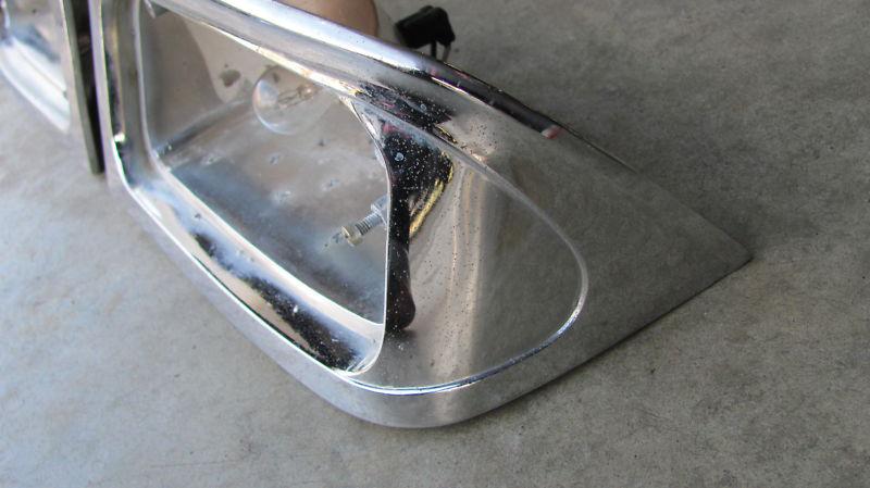 1963 63 AMC RAMBLER CLASSIC 660 TAIL LIGHTS LAMPS PAIR HOUSINGS OEM LH RH , US $125.00, image 8