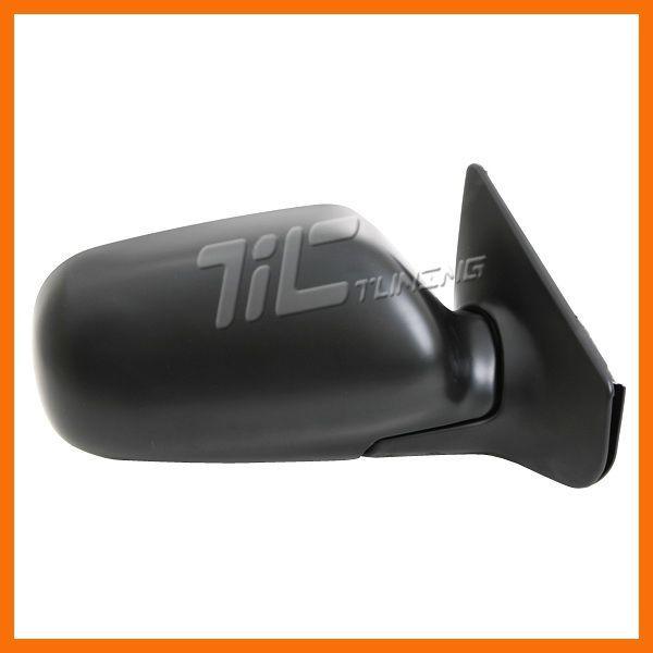 95 subaru legacy passenger right black mirror power non-heat foldable paintable