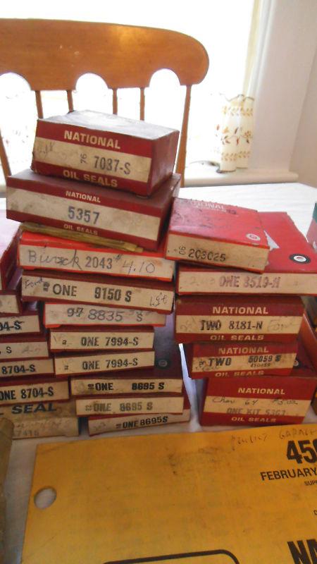 Vtg lot 50 NOS Misc National Federal Mogul Oil Seals in Boxes Auto Repair Parts, US $29.99, image 4