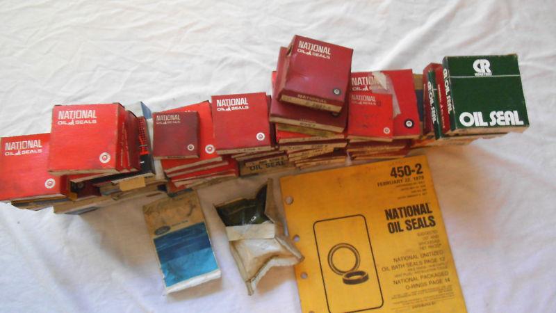 Vtg lot 50 NOS Misc National Federal Mogul Oil Seals in Boxes Auto Repair Parts, US $29.99, image 7
