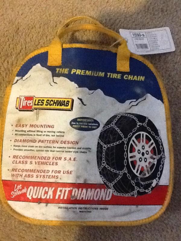 Les schwab quick fit diamond tire chains - 1550s - 7021-550-27