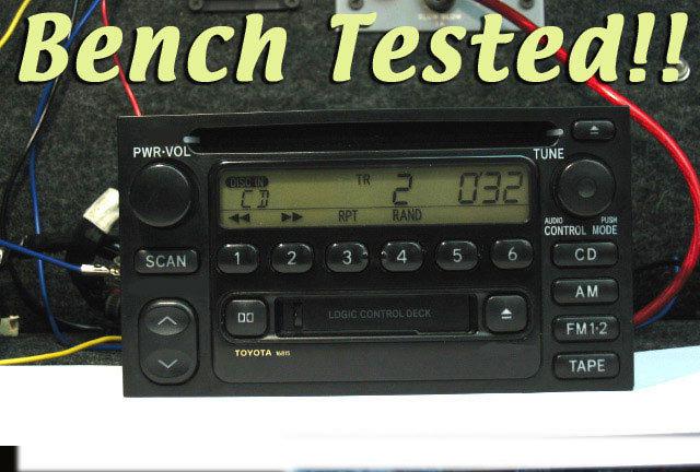 Toyota cd disc tape player radio tundra camry 00 01 02 03 04 ad6803 16815 ad6805