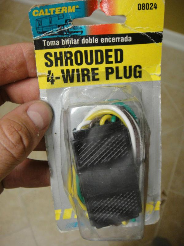 New calterm shrouded 4-wire plug  08024