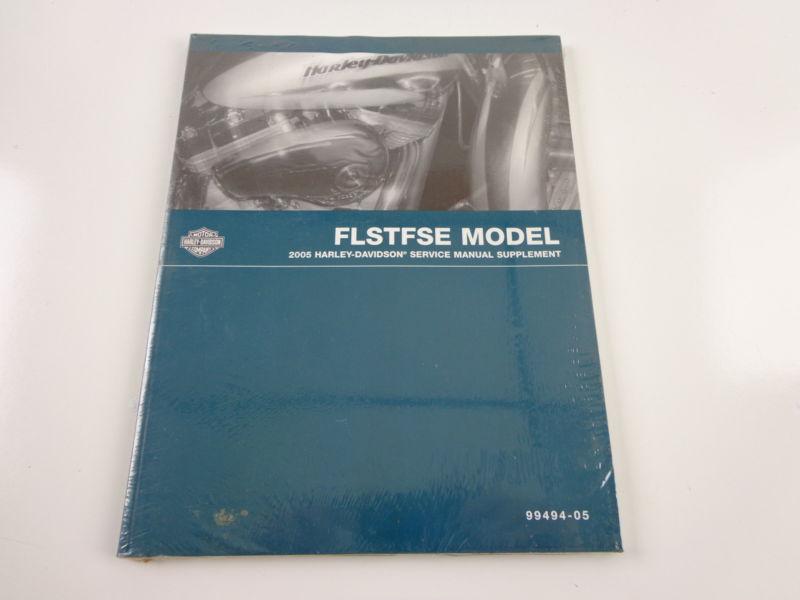 Harley davidson 2005 flstfse model service manual supplement 99494-05