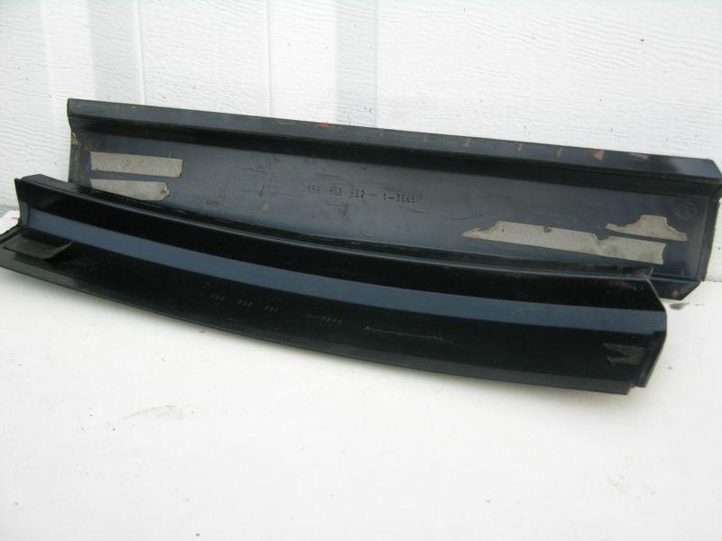 Find 79 93 VW CABRIOLET RABBIT MK1 "B" PILLAR EXTERIOR TRIM PAIR in