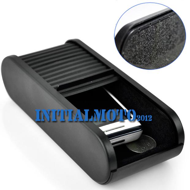 Car rolls pull plastic pocket telescopic cell phone storage box holder container