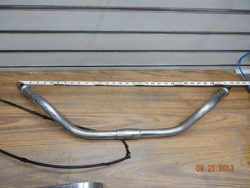 Stock harley panhead handlebars duo hydra glide speedster oem fl bars vintage or