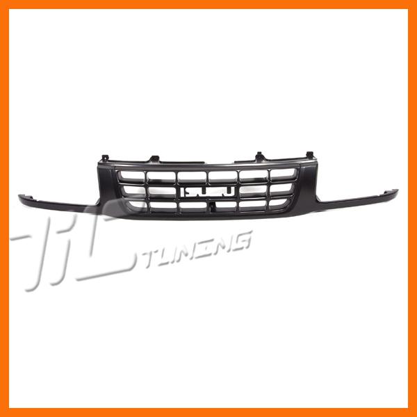 98 99 isuzu rodeo amigo front grille iz1200131 unprimed plastic black grid frame