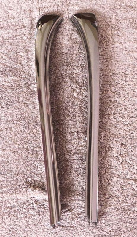 1955 1956 1957 chevrolet two & four door belair sedan pillar post stainless show