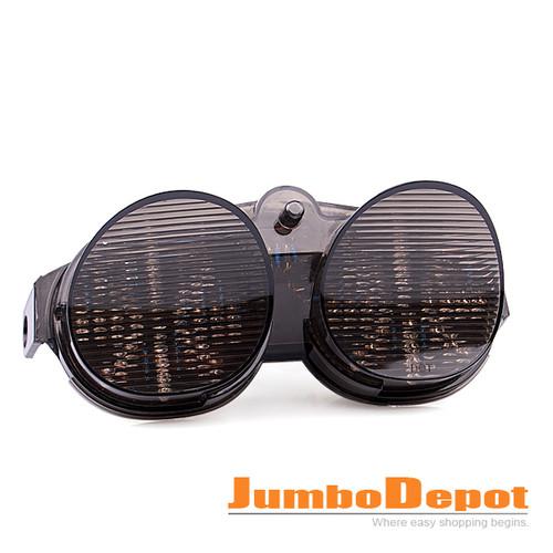 Integrated led taillight w/ turn signal light new for yamaha yzf r6 01-02 smoke