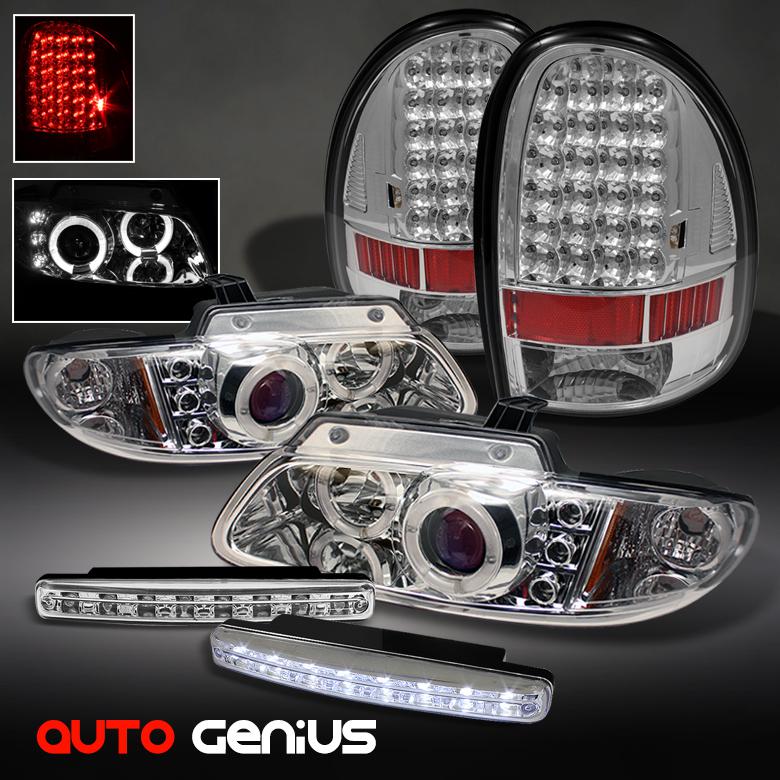 Find 9600 CARAVAN PROJECTOR HEADLIGHTS + LED TAIL LIGHTS + DAYTIME