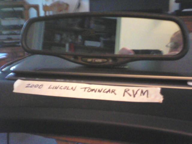 2000 lincoln towncar rear view mirror  signature series