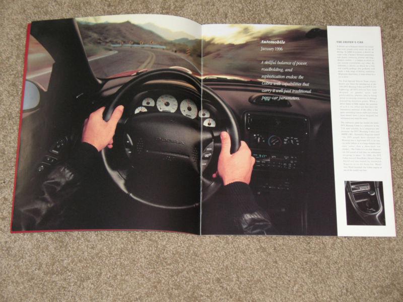1997 Ford Mustang SVT Cobra Brochure Very Nice Condition!, US $10.99, image 2