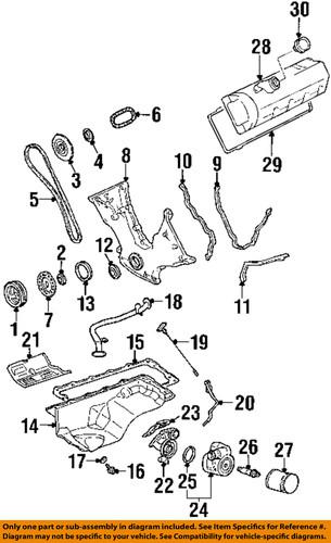 Ford oem xw1z12a227ac engine-ring