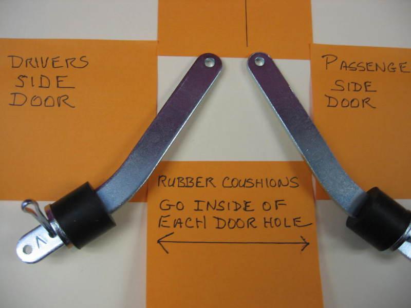 Door Check Straps 1928-1948 Fords, Stock Style Steel & Rubber, Stock or Hot Rod,, US $10.25, image 2