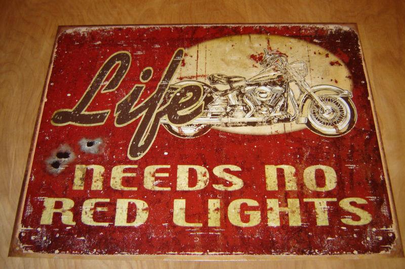 Metal sign legends life bike week motorcycle rally harley davidson indian 